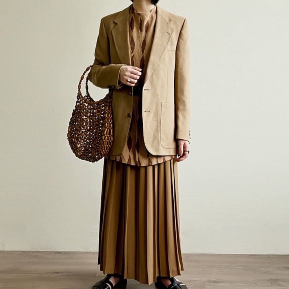 Lanvin- UNISEX Beautiful Suede Camel Color Blazer/ Sport Jacket. Size M